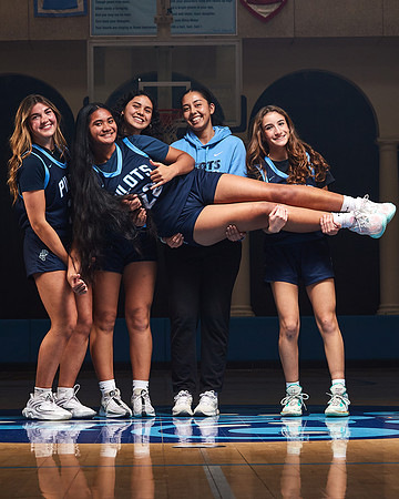 Academy of Our Lady of Peace Varsity Basketball Team Media Day