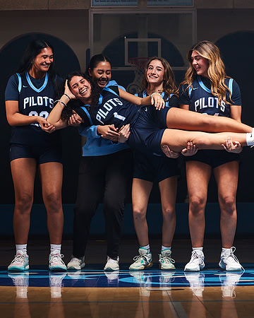 Academy of Our Lady of Peace Varsity Basketball Team Media Day