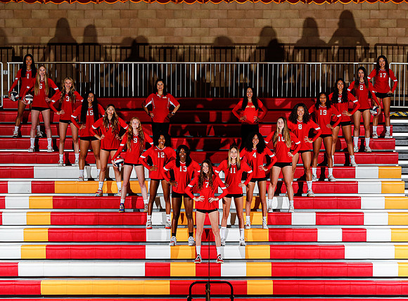 Cathedral Catholic Varsity Volleyball Team Portraits
