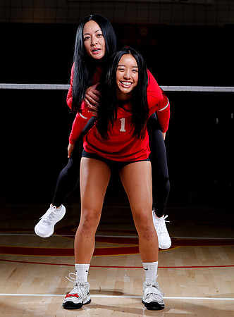 Cathedral Catholic Varsity Volleyball Team Portraits