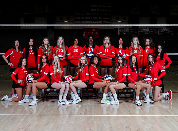 Cathedral Catholic Varsity Volleyball Team Portraits