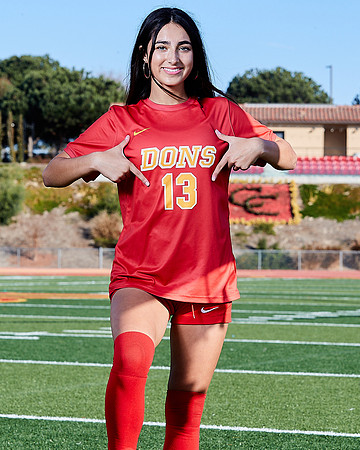 Cathedral Catholic Girls Varisty Soccer Team Media Day