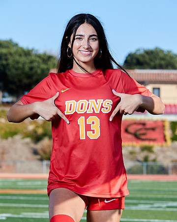 Cathedral Catholic Girls Varisty Soccer Team Media Day
