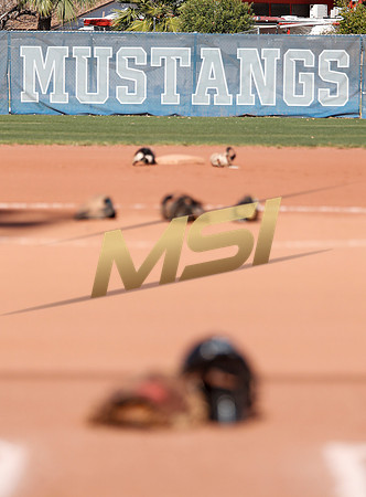 The  West Point Dragons girls softball team take on the Dobson Mustangs