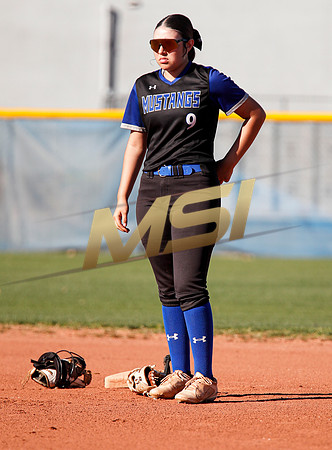 The  West Point Dragons girls softball team take on the Dobson Mustangs