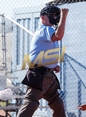 The  West Point Dragons girls softball team take on the Dobson Mustangs