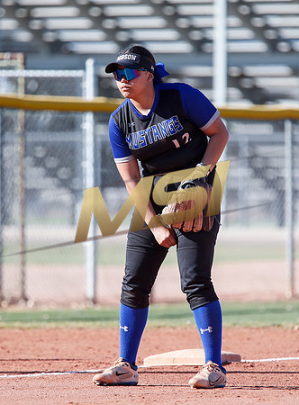 The  West Point Dragons girls softball team take on the Dobson Mustangs
