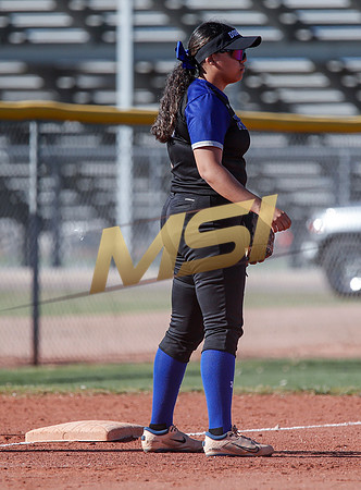 The  West Point Dragons girls softball team take on the Dobson Mustangs