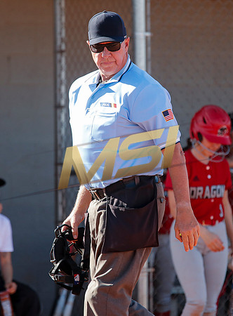 The  West Point Dragons girls softball team take on the Dobson Mustangs