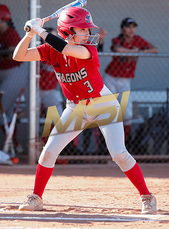 The  West Point Dragons girls softball team take on the Dobson Mustangs