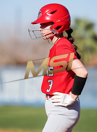 The  West Point Dragons girls softball team take on the Dobson Mustangs