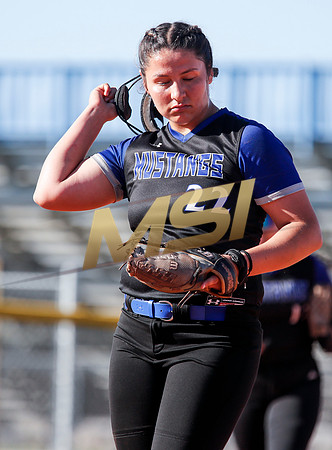 The  West Point Dragons girls softball team take on the Dobson Mustangs
