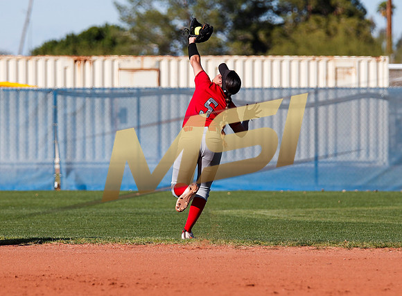 The  West Point Dragons girls softball team take on the Dobson Mustangs