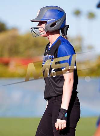 The  West Point Dragons girls softball team take on the Dobson Mustangs
