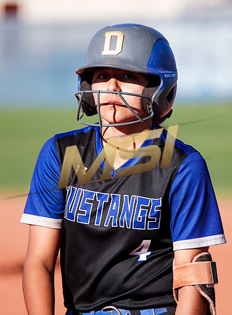 The  West Point Dragons girls softball team take on the Dobson Mustangs