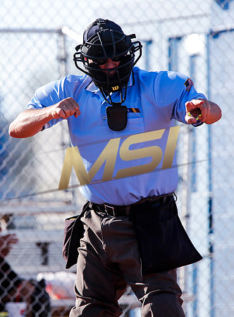The  West Point Dragons girls softball team take on the Dobson Mustangs