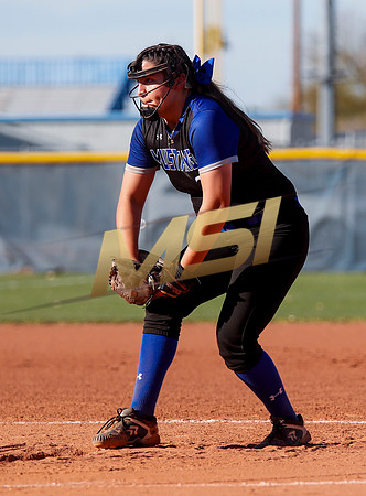 The  West Point Dragons girls softball team take on the Dobson Mustangs