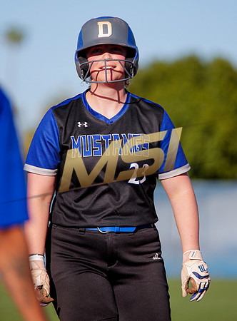 The  West Point Dragons girls softball team take on the Dobson Mustangs