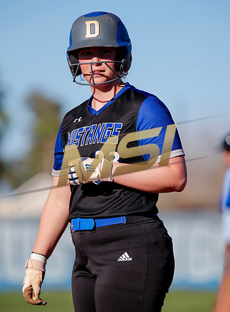The  West Point Dragons girls softball team take on the Dobson Mustangs
