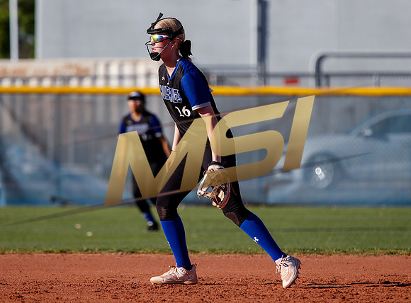 The  West Point Dragons girls softball team take on the Dobson Mustangs