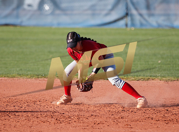 The  West Point Dragons girls softball team take on the Dobson Mustangs