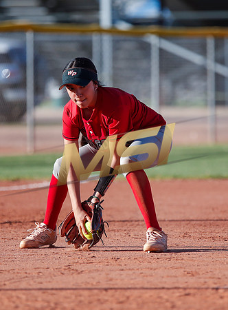 The  West Point Dragons girls softball team take on the Dobson Mustangs