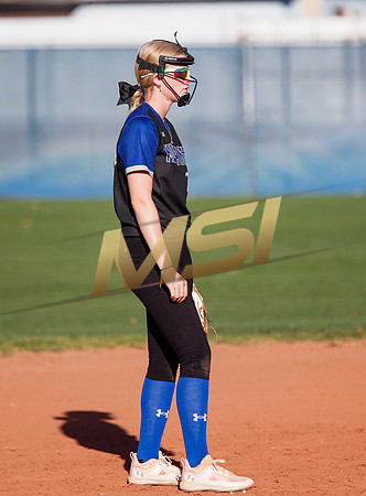 The  West Point Dragons girls softball team take on the Dobson Mustangs