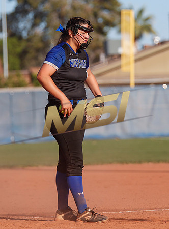The  West Point Dragons girls softball team take on the Dobson Mustangs
