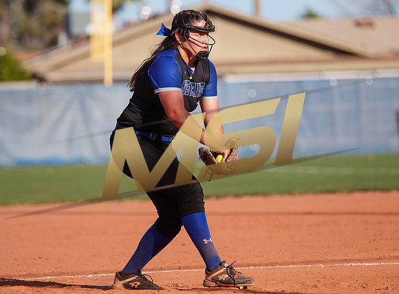 The  West Point Dragons girls softball team take on the Dobson Mustangs