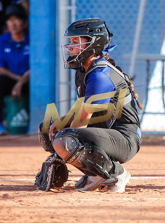 The  West Point Dragons girls softball team take on the Dobson Mustangs