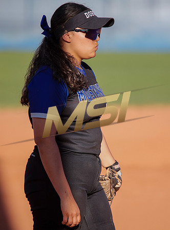 The  West Point Dragons girls softball team take on the Dobson Mustangs