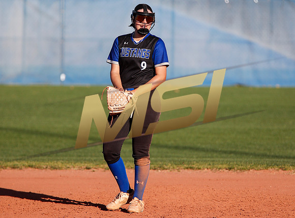 The  West Point Dragons girls softball team take on the Dobson Mustangs