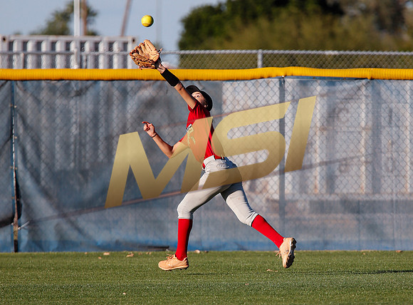 The  West Point Dragons girls softball team take on the Dobson Mustangs