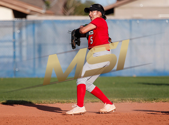 The  West Point Dragons girls softball team take on the Dobson Mustangs