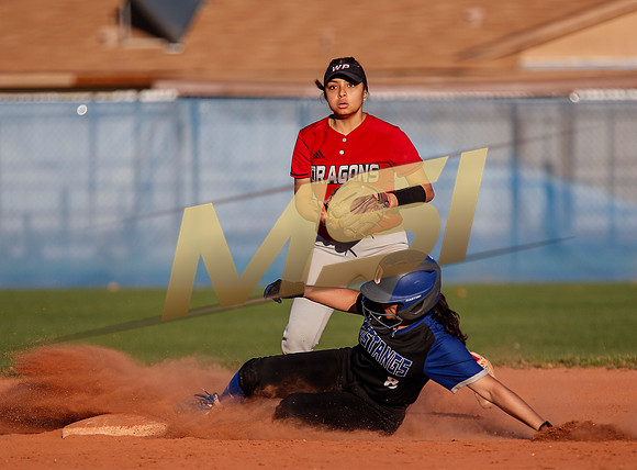 The  West Point Dragons girls softball team take on the Dobson Mustangs