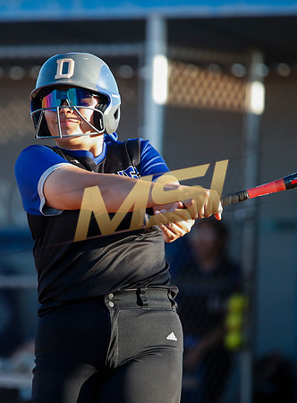 The  West Point Dragons girls softball team take on the Dobson Mustangs