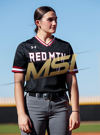 The  Red Mountain girls softball team take on the Basha Bears