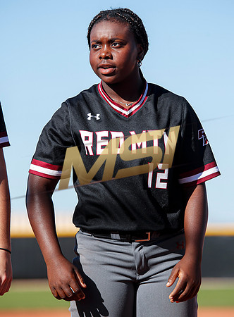 The  Red Mountain girls softball team take on the Basha Bears