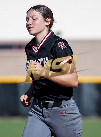The  Red Mountain girls softball team take on the Basha Bears