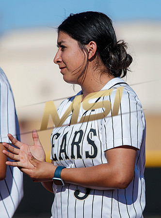 The  Red Mountain girls softball team take on the Basha Bears