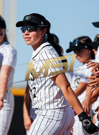 The  Red Mountain girls softball team take on the Basha Bears