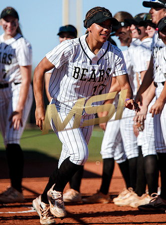 The  Red Mountain girls softball team take on the Basha Bears
