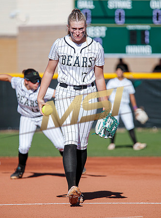 The  Red Mountain girls softball team take on the Basha Bears