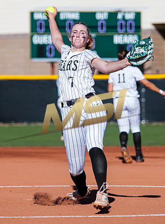 The  Red Mountain girls softball team take on the Basha Bears