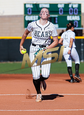 The  Red Mountain girls softball team take on the Basha Bears