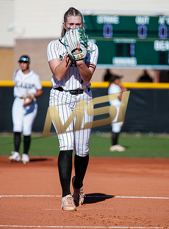 The  Red Mountain girls softball team take on the Basha Bears