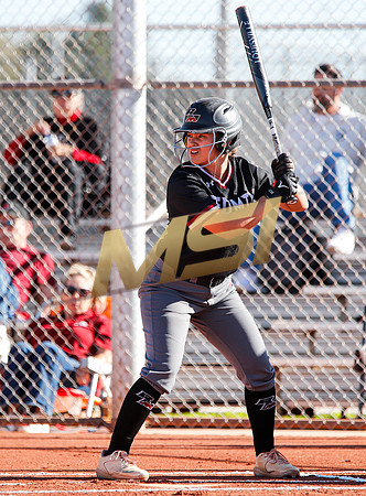 The  Red Mountain girls softball team take on the Basha Bears