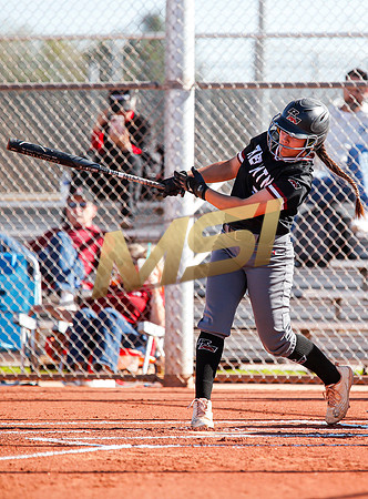 The  Red Mountain girls softball team take on the Basha Bears