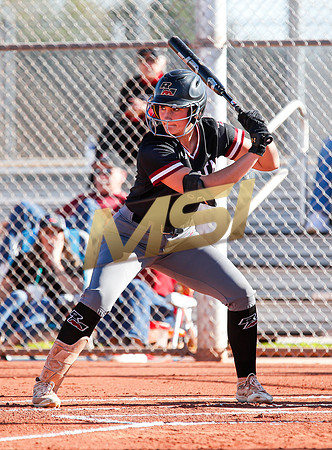 The  Red Mountain girls softball team take on the Basha Bears