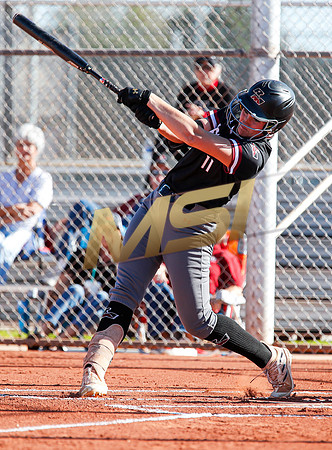 The  Red Mountain girls softball team take on the Basha Bears